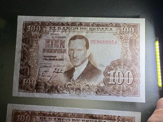 Billete 100 Pesetas 1953 SC