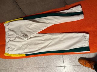 Pantalón Lacoste Blanco y Verde