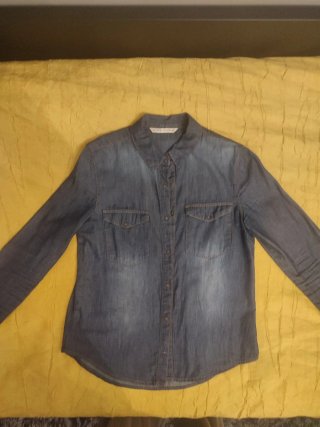 Camisa vaquera azul