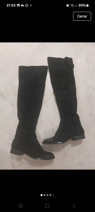 Botas Altas Negras Pull&Bear