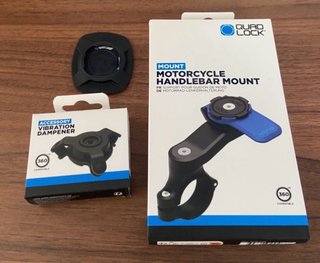 Supporto Manubrio Moto Quad Lock + accessori