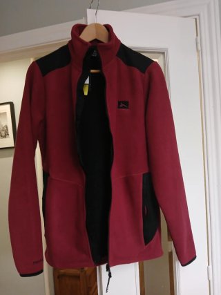 Sudadera Unisex Roja y Negra