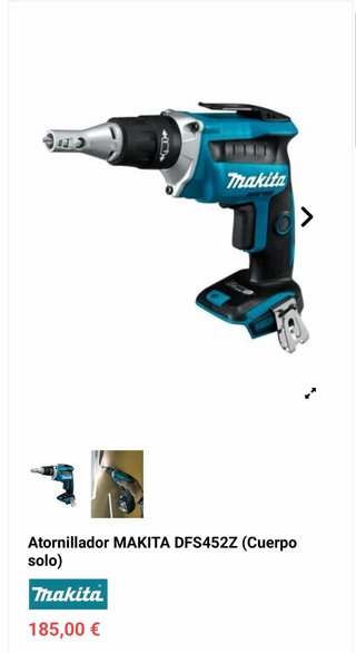 Atornillador para pladur Makita DFS452Z