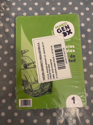 Mundo Geniox Ciencias Sociales 1 (Tarjetas/Pack)