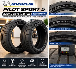 2 MICHELIN PILOT SPORT 5 R19