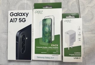 Samsung Galaxy A17 5G + Cargador y Protector
