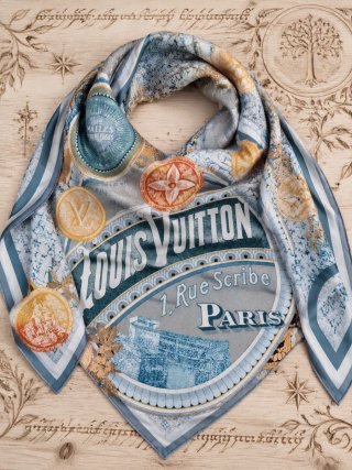 Pañuelo Louis Vuitton Azul