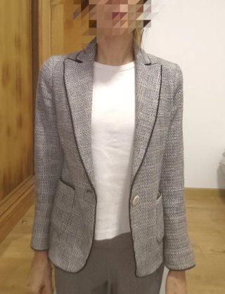 Blazer de Algodón Zara