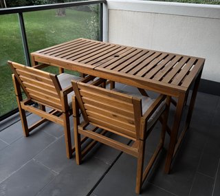 Mesa y 2 Sillas Exterior IKEA NÄMMARÖ