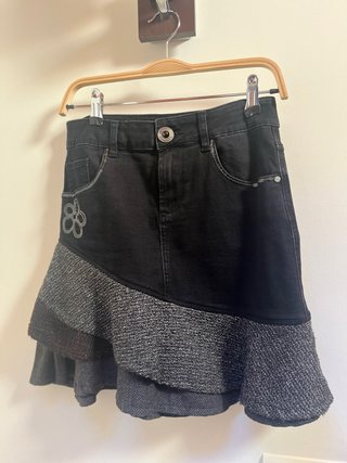 Falda vaquera Desigual negra