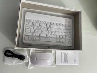 Teclado y Ratón Inalámbricos para Tablet