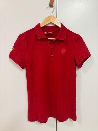 Polo Puma Ferrari Mujer Rojo