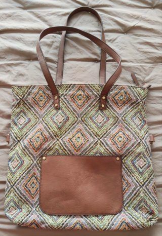 Bolso de tela Misako estampado