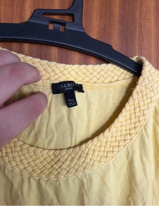 Camisa Amarilla Talbots Talla XL