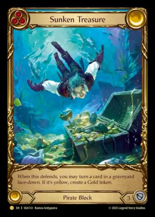 Sunken Treasure Gold Foil - Flesh and Blood