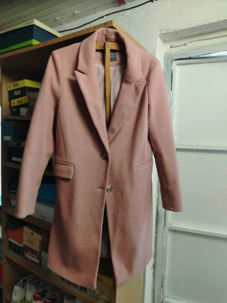 Abrigo Rosa Palo Talla 44
