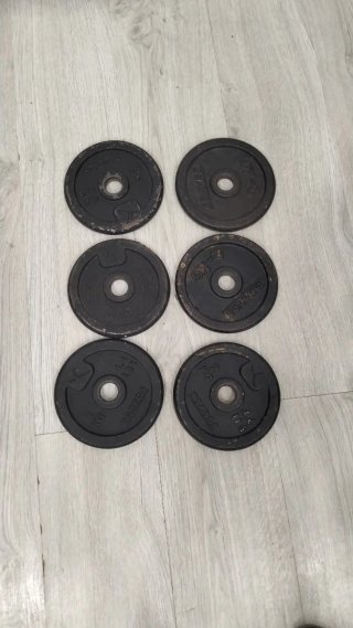 Set de 6 Discos de Gimnasio de 2kg