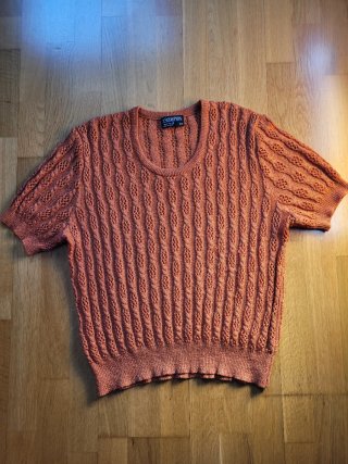 Jersey Manga Corta Naranja Escorpion