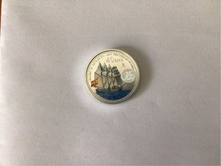 Moneda Leonor Plata 40 Euro Juan Sebastián Elcano