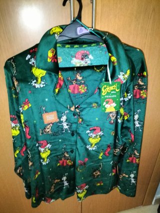 Pijama El Grinch Primark Talla XL