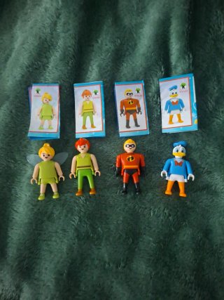 4 Muñecos Disney Kinder Sorpresa