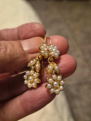 Pendientes Vintage con Perlas