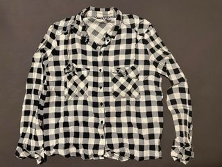 Camisa de manga larga a cuadros