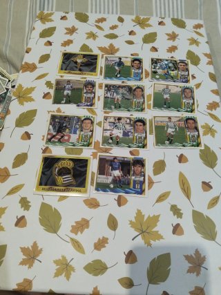 Lote 11 Cromos Liga 95-96 Ediciones Este