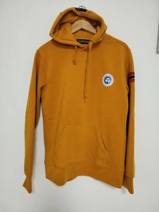 Sudadera Napapijri Amarilla con Capucha