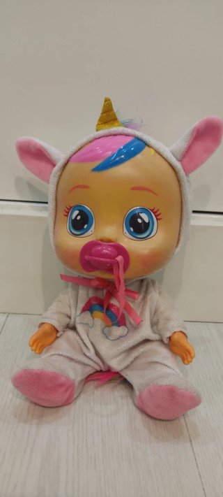 Muñeco Bebé Llorón Unicornio