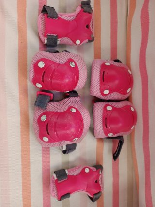 Protecciones para Patinaje Rosa