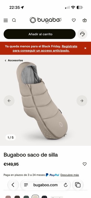 Saco de Silla Bugaboo