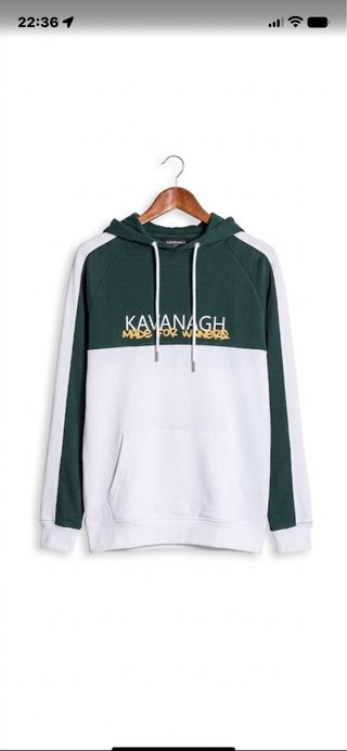 Sudadera Gianni Kavanagh Verde y Blanca