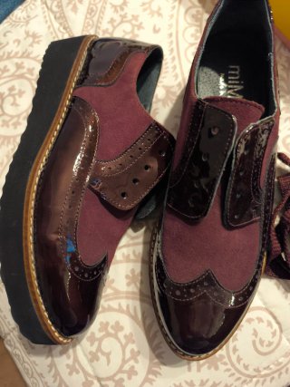 Zapatos mimao media cuña