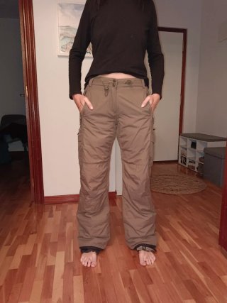 Pantalón de Esquí y Snowboard Marrón Talla M