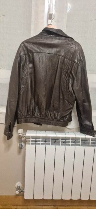 Chaqueta Biker Marrón piel