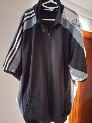 Sudadera Manga Corta Adidas Negra