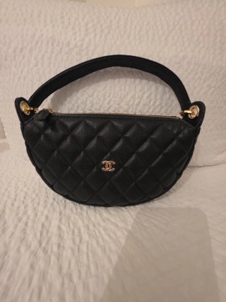 Bolso Chanel Acolchado Negro