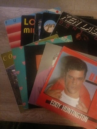 Lote 10 Maxi-singles Italo-disco