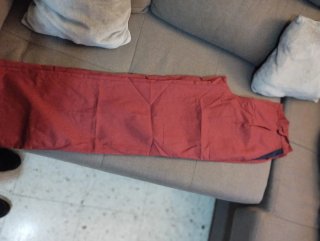 Pantalones de trabajo rojos