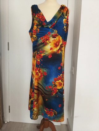 Vestido Estampado Talla 52