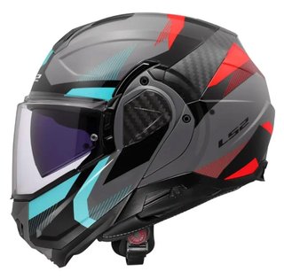 Casco Moto Modular LS2 ADVANT II Triple Nardo Gris
