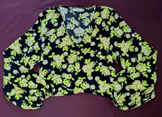 Camisa Mango Estampada Talla M