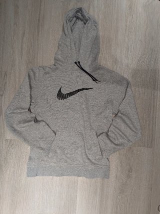 Sudadera Nike Gris Logo Texturizado