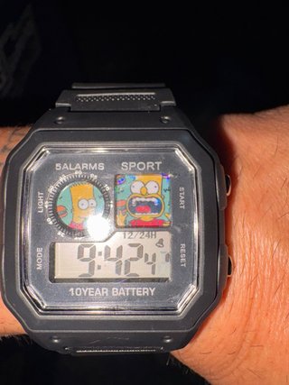 Reloj Digital Los Simpson