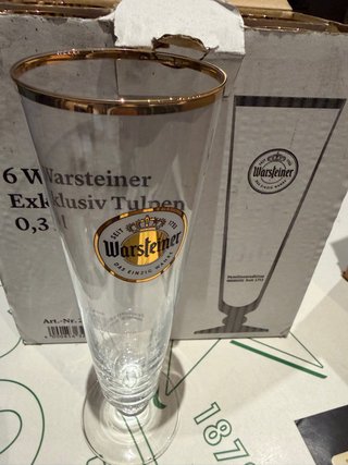 Set de 6 Vasos Warsteiner 0,3l Hay más unidades