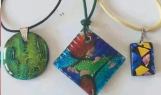 Colgantes de Murano y Plata de Ley