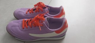 Bambas Fila Moradas y Naranjas Talla 38