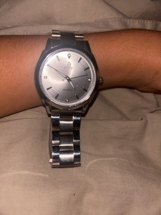 Reloj Elite Quartz Plateado