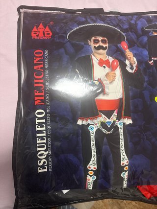 Disfraz Esqueleto Mejicano Partilandia